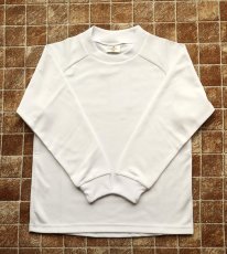 画像1: KANKO UV クルーネック長袖シャツ （ネーム刺繍のみ） (1)